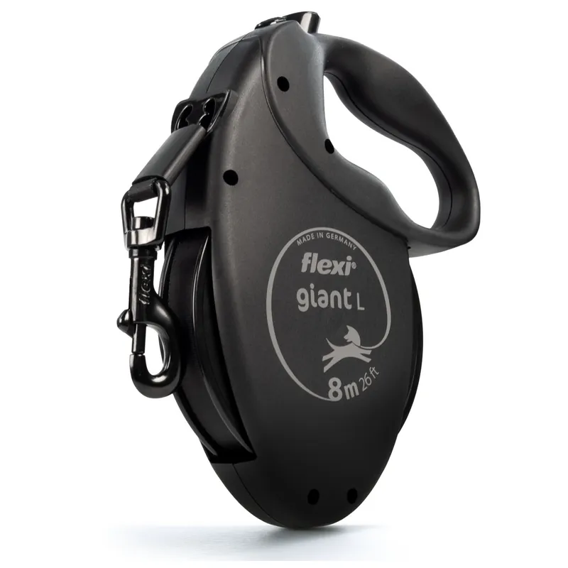 Flexi GIANT Black Edition, Gurt 8 m Heißes Angebot